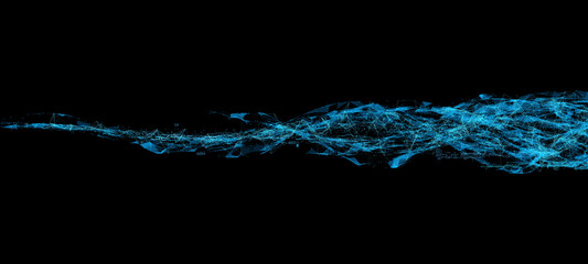 Big data visualization. Futuristic infographic.