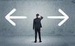© ra2 studio - Confused business person choosing the way