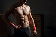 © alfa27 - Strong Athletic Man Fitness Model Torso showing six pack abs