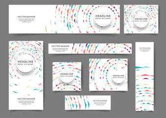 Wall Mural - Web banner templates