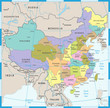 © Porcupen - China Map - Vector Illustration