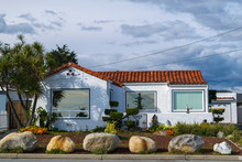 Houses In Santa Cruz, California, USA