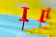 © fotofabrika - Travel destination points on a map