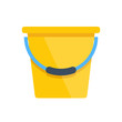 Vector yellow bucket