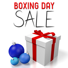 Sticker - Boxing Day sale illustration