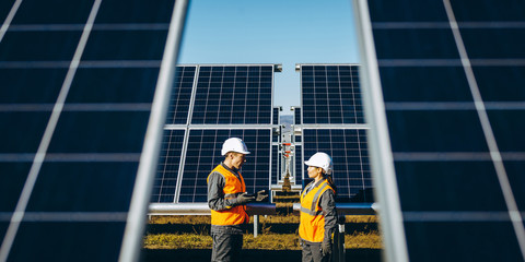 Wall Mural - solar power station