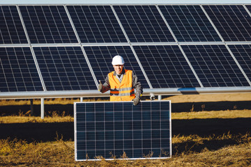 Wall Mural - solar power station