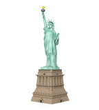 Fototapeta Dziecięca - Statue of Liberty Isolated