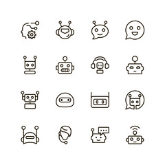 Flat line icon