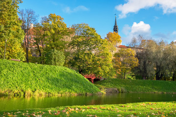 Canvas Print - Toompark. Tallinn, Estonia