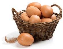 Basket With Eggs