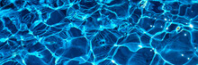 Water Abstract Background. Blue Water Ripple Background