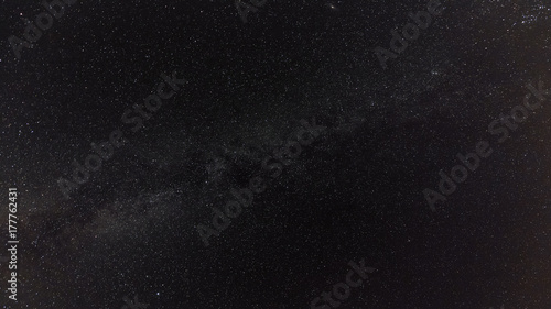 Obraz na płótnie Gwiaździste niebo i droga mleczna w okresie nowiu. Fotografia nocna.