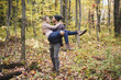 © Louis-Paul Photo - Young couple in love in a park on a autumn day