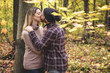 © Louis-Paul Photo - Young couple in love in a park on a autumn day