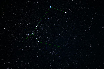 Wall Mural - Canis Major constellation. Star cluster messier 41