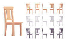 Wooden Chair Furniture Set