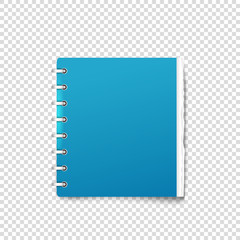 Poster - Paper binder on transparent background vector mockup