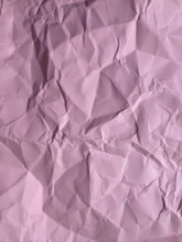 Close Up Of Crumpled Piece Of Colorful Construction Paper