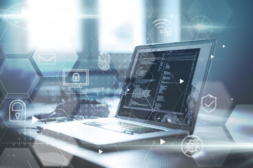 Cyber security, laptop, system