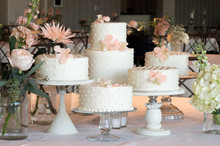 Polka Dot Wedding Cakes