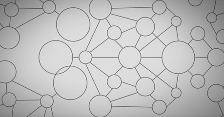 Wall Mural - circles on mind map
