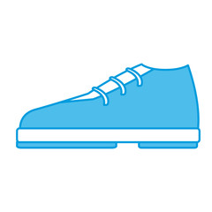 Canvas Print - elegant male shoe icon vector illustration graphic design