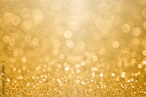 Fotografía Gold celebration background for anniversary, New Year Eve, Christmas, falling co