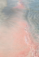 Pink Sand On The Beach Elafonissi Greece