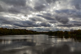 Fototapeta Desenie - autumn pond in Tsaritsyno, Moscow