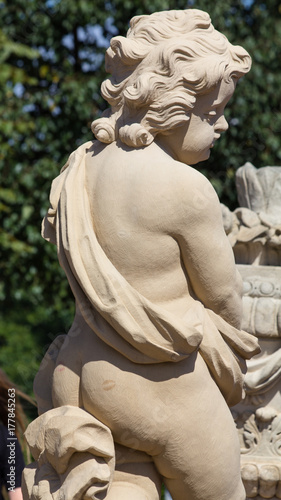 Cuadros en Lienzo Angel statue. Zwinger, Dresden, Saxony, Germany.