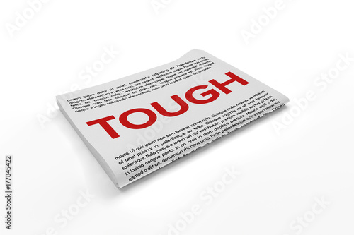 Photographie  Tough on Newspaper background