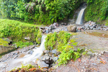 Waterfalls Rio On The Volcan Baru Trail Chiriqui Panama