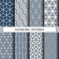 Wall Mural - hexagon geometric vector pattern,pattern fills, web page, background, surface and textures