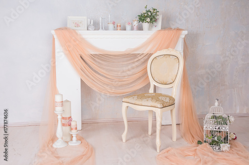 Lounge Decorative Festive Place In Pastel Colors Birthday Wedding