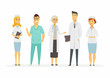 © Boyko.Pictures - Doctors - cartoon people characters isolated illustration