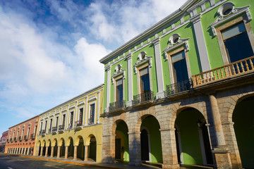 Sticker - Merida city arcade arcs of Yucatan Mexico