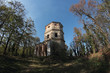 abandoned rural baroque church in Vercelli