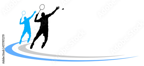 Dekoracja na wymiar  badminton-105