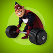 © Julien Tromeur - Fun superhero - 3D Illustration