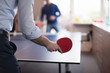 © .shock - startup business team playing ping pong tennis