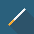Cigarette in flat style design