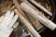 © Gillian Vann/Stocksy - vintage items series, glove letters