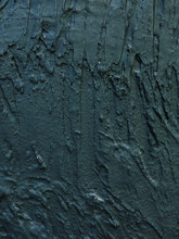 Dark Turquoise Textured Painted Wall Background