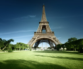 Eiffel tower in Paris, France