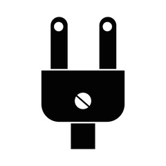 Canvas Print - energy plug connector icon