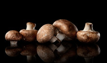 Cremini Mushrooms Still Life