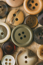 Detail Of Old Buttons