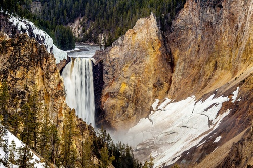 Plakat Yellowstone Upper Falls