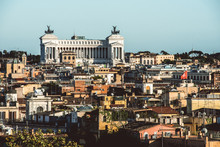 Rome City From Viewpoint
